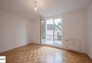 Zentrumsnah wohnen: gut geschnittene 2-Zimmer Wohnung mit Innenhof-Terrasse!