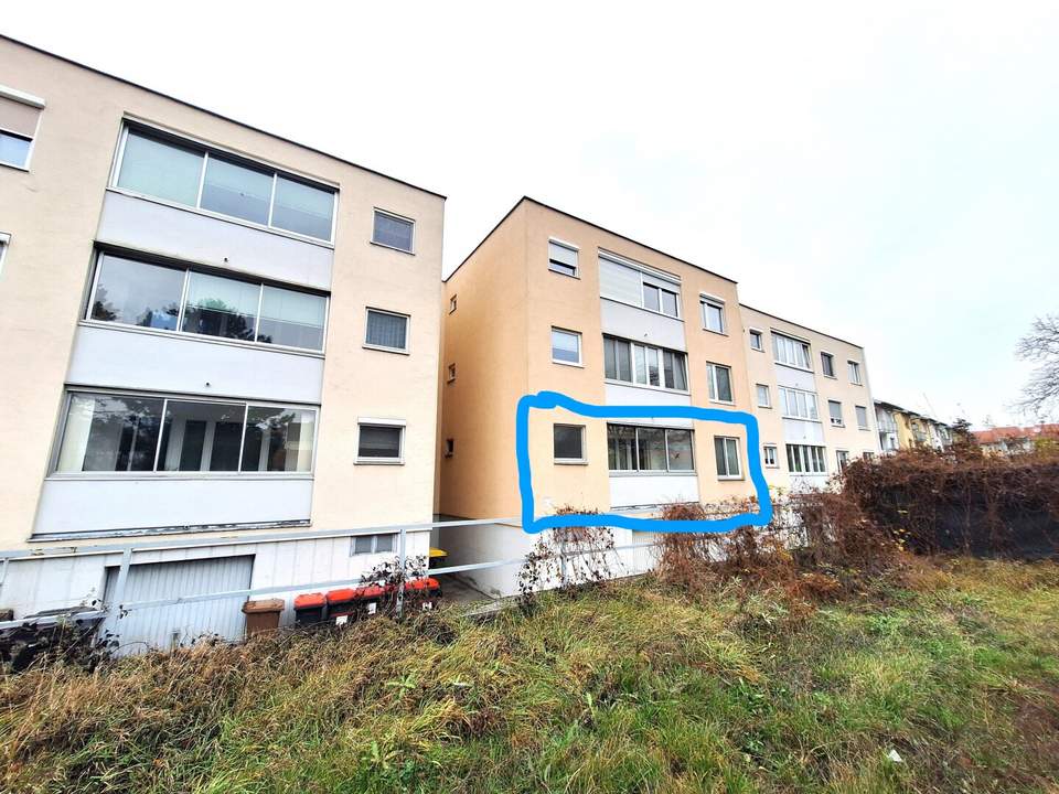 63m² - Erdgeschosswohnung mit Loggia