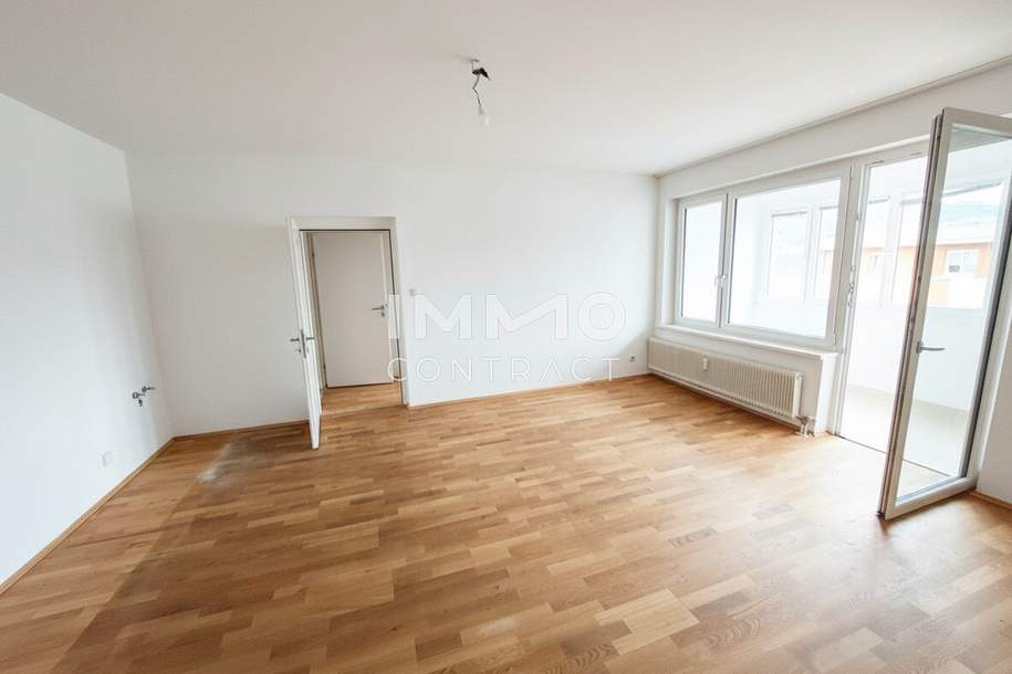 Helle 3 Raum - Wohnung, ca 59m² mit verglaster Loggia in Steyr, Wohnung-miete, 557,32,€, 4400 Steyr(Stadt)