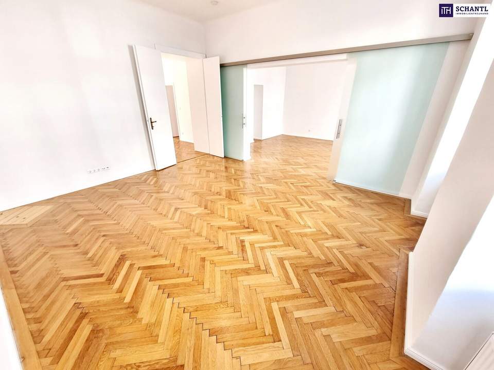 3 Zimmer mit Balkon in Bestlage in 1050 Wien! HIP und TRENDY die Gegend - Magisch schön das Altbauhaus - Ein MUST HAVE die Wohnung! TOP Infrastruktur + Beste öffentliche Anbindung!