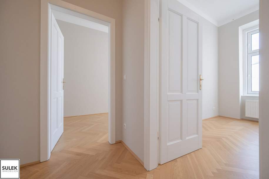 Charmante, hofseitige 3 Zimmer Altbauwohnung in bester Innenstadtlage (Wipplingerstraße / Tiefer Graben), Wohnung-miete, 1.398,86,€, 1010 Wien 1., Innere Stadt