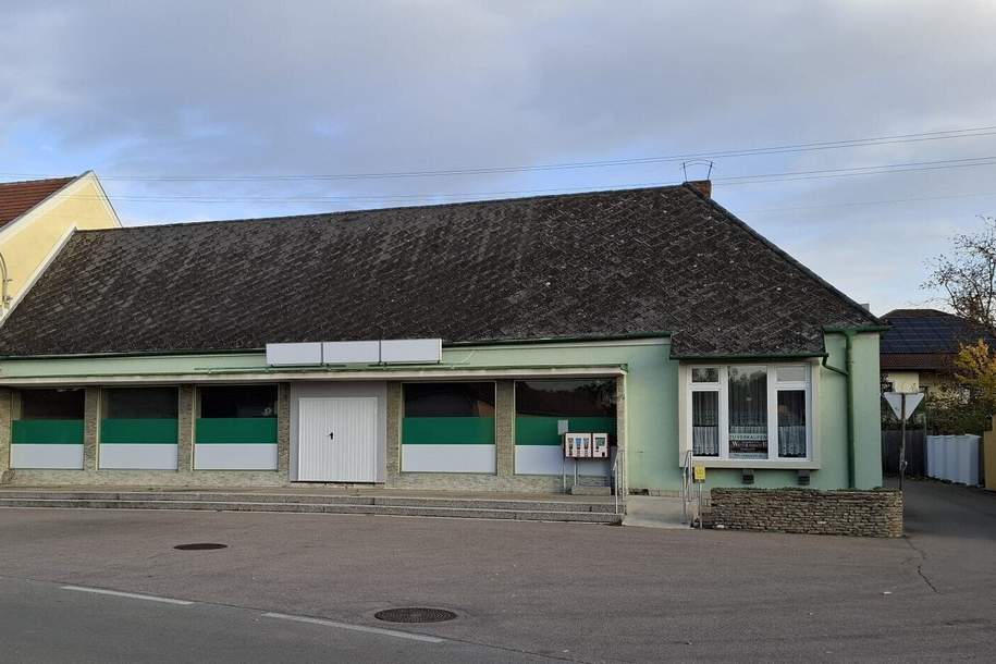 Geschäftslokal mit Lager ca. 500m² - ideal als Kleinfirma!!, Gewerbeobjekt-kauf, 199.000,€, 2062 Hollabrunn