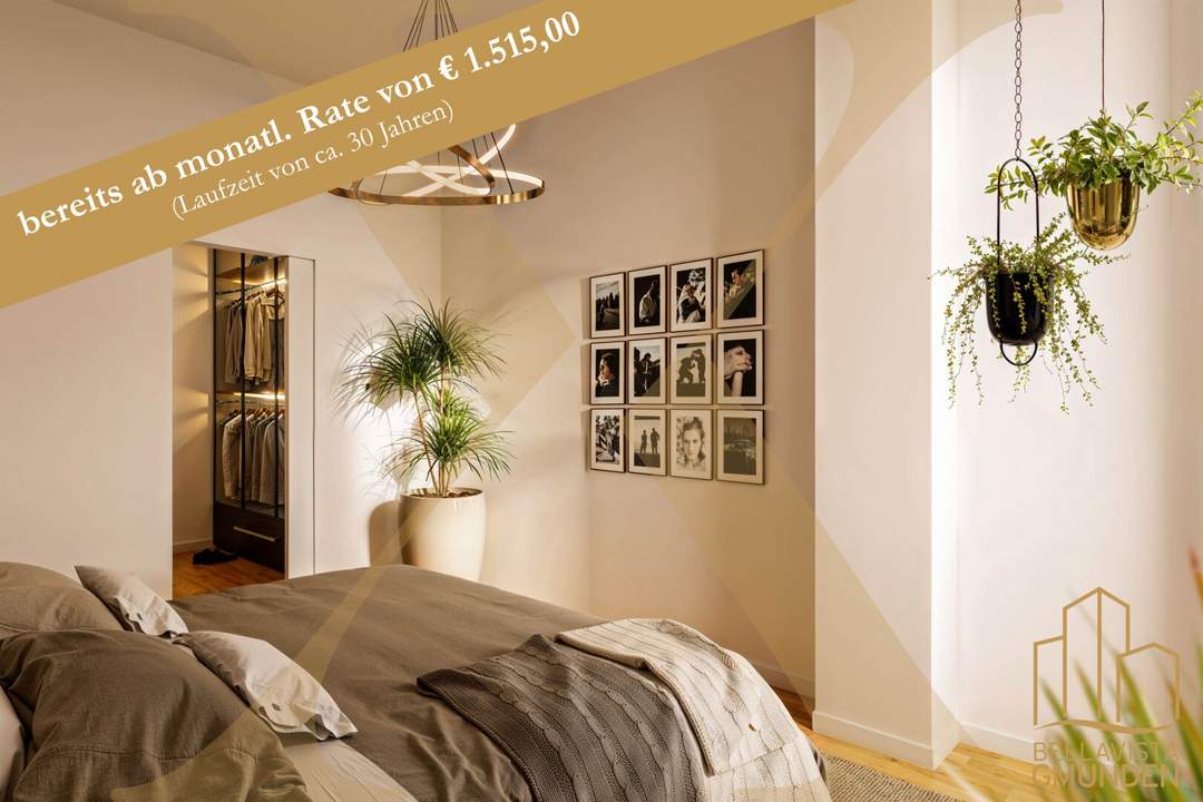 Traumhafte 3-Zimmer-Wohnung mit attraktivem Balkon im Zentrum von Gmunden zu verkaufen!