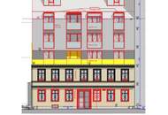 Bestandsfreies Gründerzeit-Zinshaus mit bewilligtem Ausbau-Potential, Nähe Wilhelminenberg