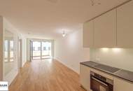 Ab 1.8.: hochwertige 2 Zimmer Neubauwohnung mit Loggia (Abendsonne), Bad mit Dusche & Badewanne!