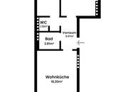 Kernsanierte 3-Zimmer-Wohnung mit Freifläche in Donaunähe