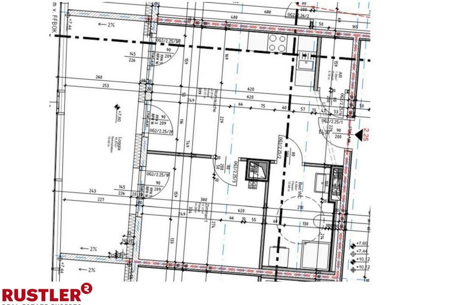 Moderne Wohnung inklusive schöner Loggia, Wohnung-miete, 811,71,€, 8020 Graz(Stadt)