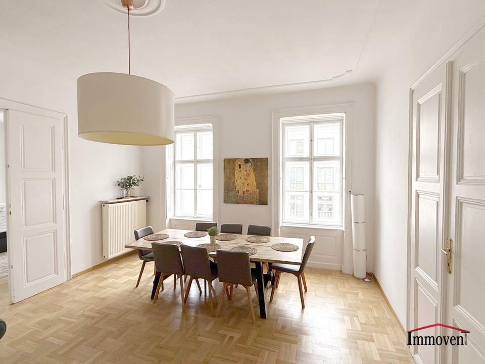 TOPLAGE und ALTBAUFLAIR - Repräsentative 3-Zimmerwohnung bei der Wiener Oper!