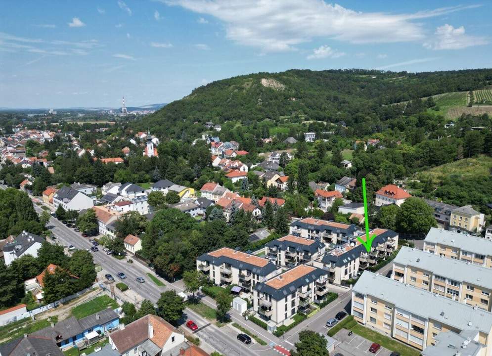 Langenzersdorf: 3 Zimmer-Wohnung mit Balkon am Fuße des Bisambergs