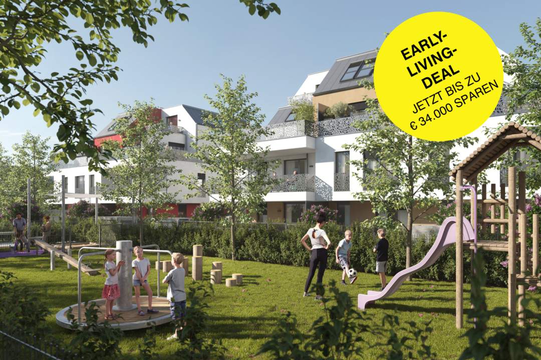 Kaufpreis angepasst - Helle 3-Zimmer Gartenwohnung – ruhige Wohlfühloase mit großer Terrasse