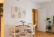 Zwei Zimmer, eine lange Terrasse, nach Osten über die Gärten von Oberdöbling