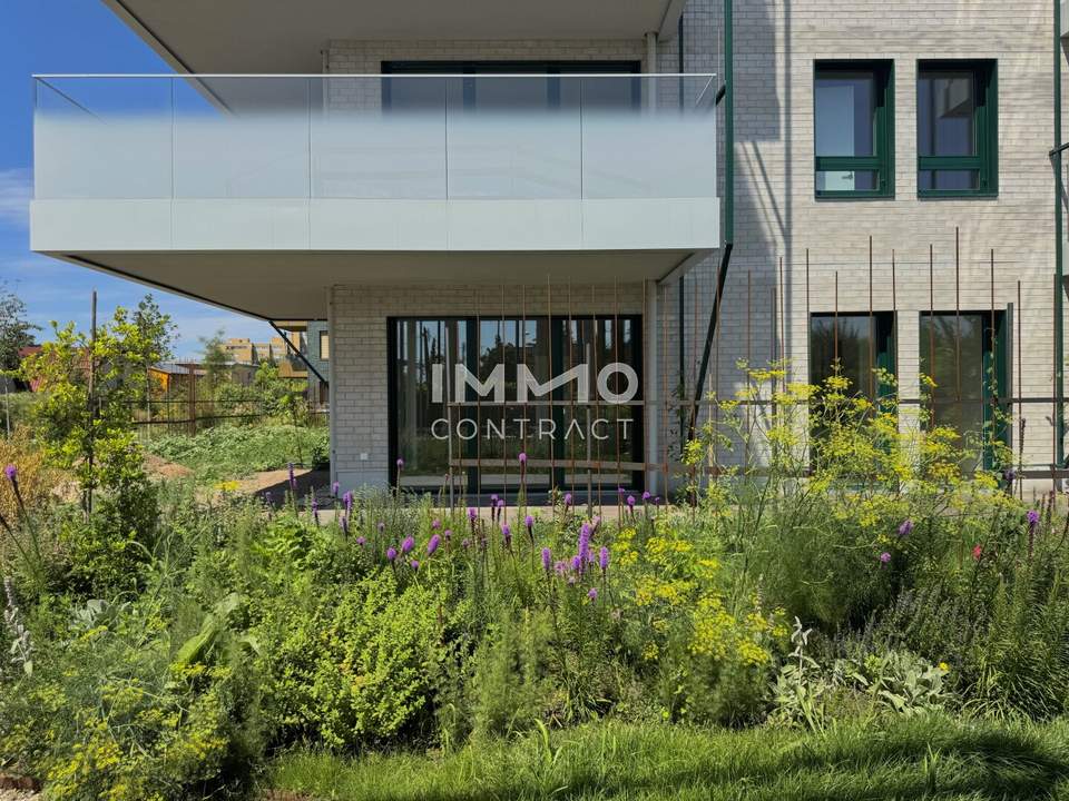 Provisionsfrei: 96m2 Garten - Luxuriöse Wohnung mit Büro in exklusiver Parkanlage