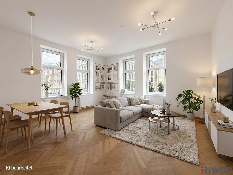 Sonnige 3-Zimmer Altbauwohnung nahe dem Augarten | Erstbezug nach Sanierung