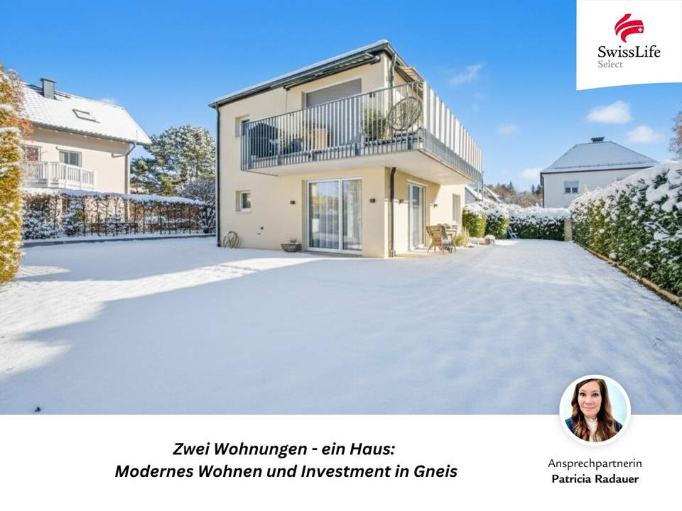 Zwei Wohnungen - ein Haus: Modernes Wohnen und Investment in Gneis