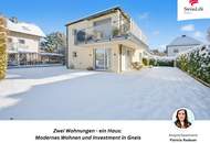 Zwei Wohnungen - ein Haus: Modernes Wohnen und Investment in Gneis