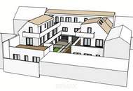 Baugenehmigtes Wohnprojekt für 6 Wohnungen mit Terrassen, Garagen