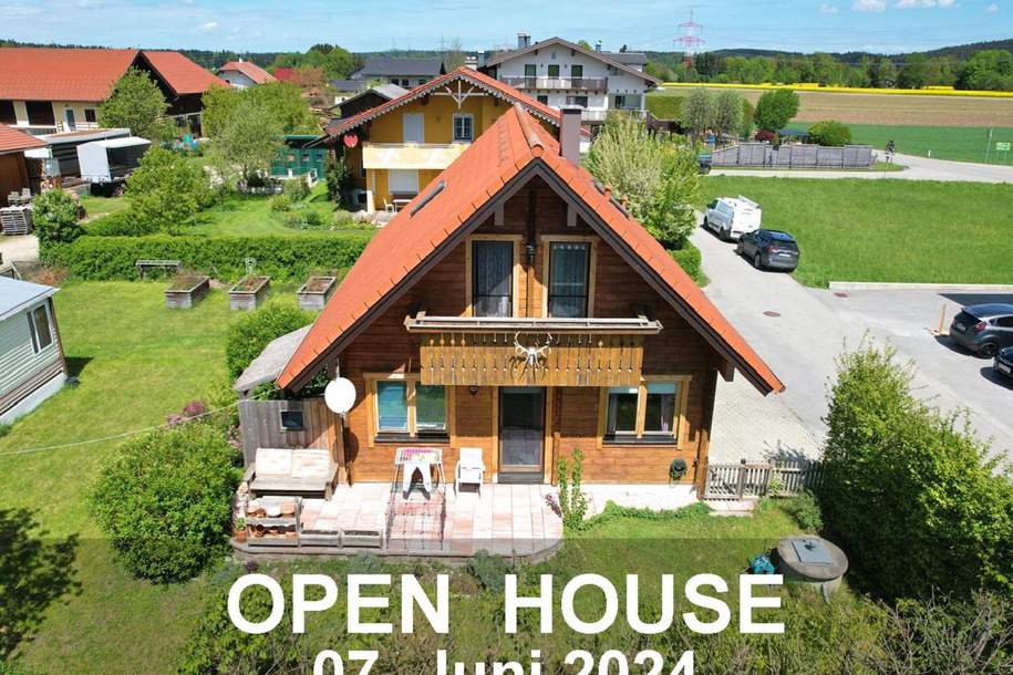 Blockhaus - mit natürlicher Wohnatmosphäre, Haus-kauf, 265.000,€, 5222 Braunau am Inn