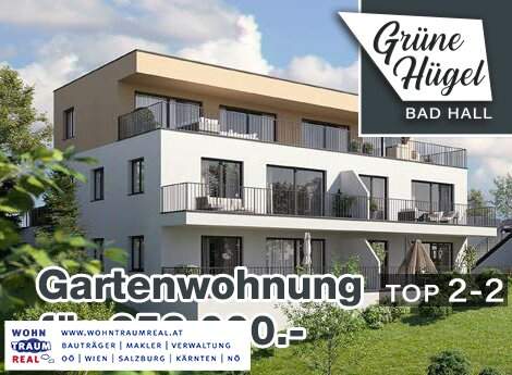 "Grüne Hügel" Bad Hall - GARTENWOHNUNG TOP 2-2 -Gutschein Einbauküche INKLUSIVE!!