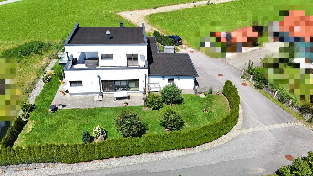 Modernes Einfamilienhaus nahe Ibmer See – Wohnen im Innviertler Naturidyll