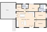Top-moderne Wohnung in Zweifamilienhaus – Privatsphäre inklusive