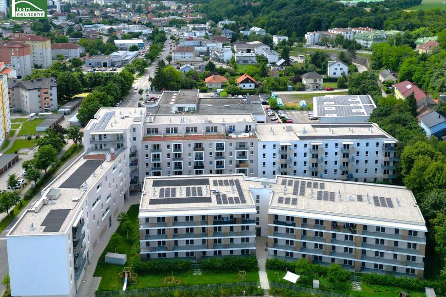 Moderne 2-Zimmer-Wohnung mit hofseitiger Loggia! Inklusive Kühlung und Einbauküche! STEINGÖTTERHOF, Wohnung-miete, 749,00,€, 3100 Sankt Pölten(Stadt)