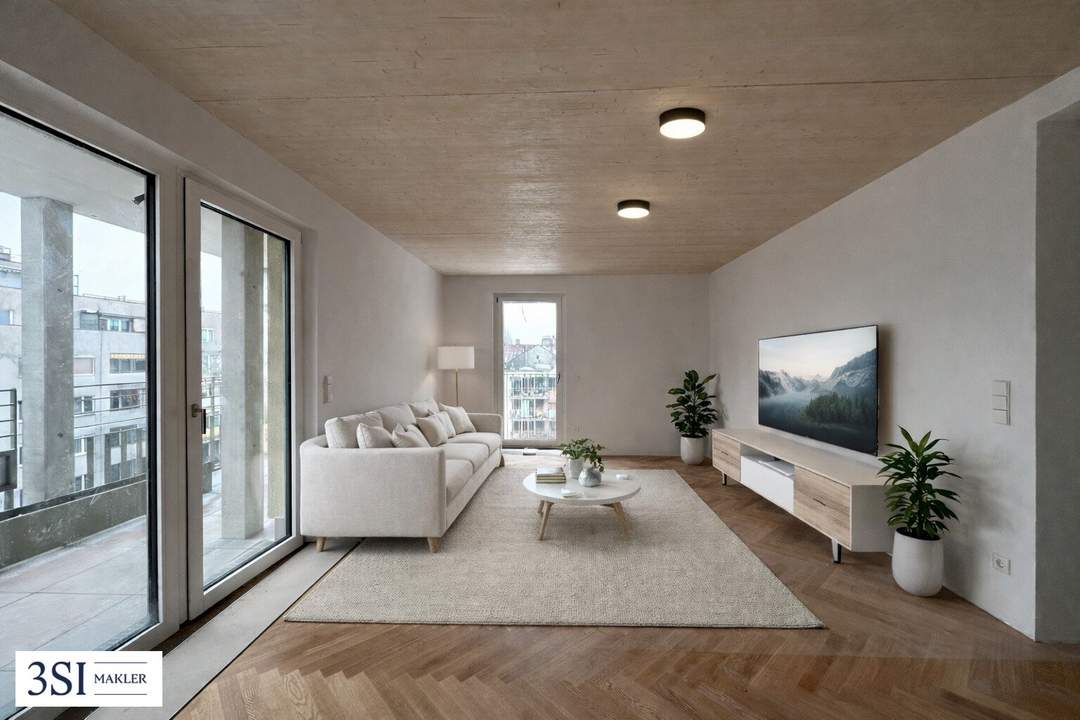 Moderne 4-Zimmer-Wohnung mit Balkonzugang aus allen Zimmern - PROVISIONSFREI!