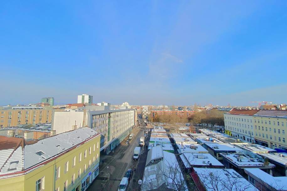 HERRLICHER FERNBLICK vom TURMZIMMER, direkt am MEIDLINGER MARKT!, Wohnung-kauf, 309.000,€, 1120 Wien 12., Meidling