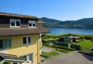 Gepflegtes Appartementhaus direkt am Wörthersee inklusive Panoramaseeblick sowie Badesteg und Bootsunterstand