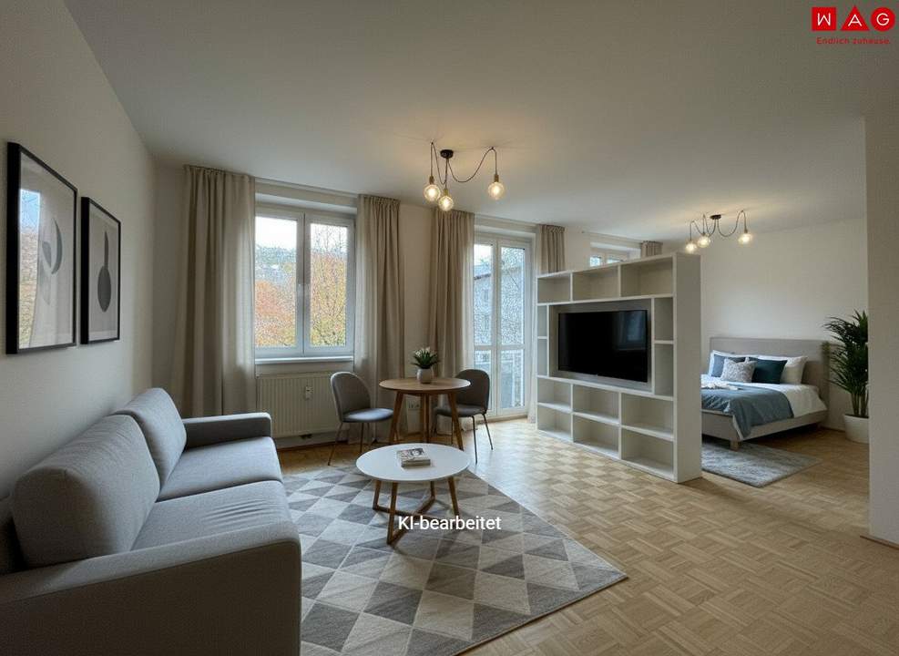 Modernes City-Living in Linz – perfekte Starterwohnung mit französischem Balkon - ideal für Singles & Paare!