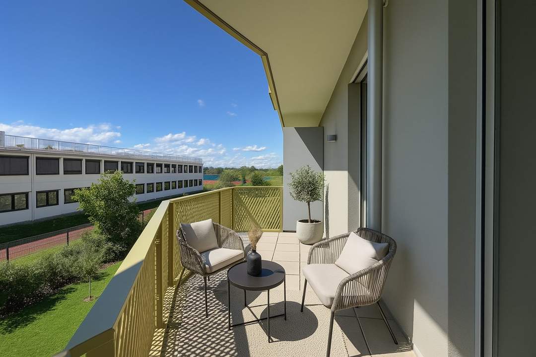 Schnäppchet Hit: Erstbezug und provisionsrei - U1 Leopoldau Nähe 2 Zimmerwohnung mit Balkon