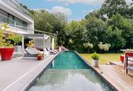 Luxusvilla mit Infinitypool in absoluter Ruhelage in Hinterbrühl – Exklusives Anwesen mit Top-Ausstattung