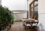 Vollmöblierte Citywohnung | Komplett hofseitig mit Terrasse | Ideal auch als Pied-à-terre | Nähe Schlossquadrat