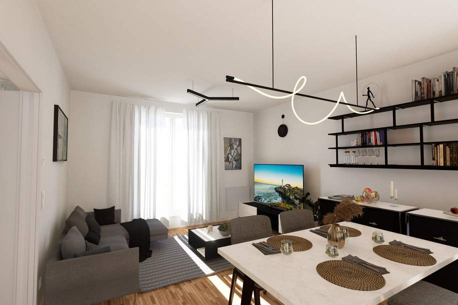 Nahe U4! Renovierte 2-Zimmer-Wohnung in Hietzing zu verkaufen!, Wohnung-kauf, 349.000,€, 1130 Wien 13., Hietzing