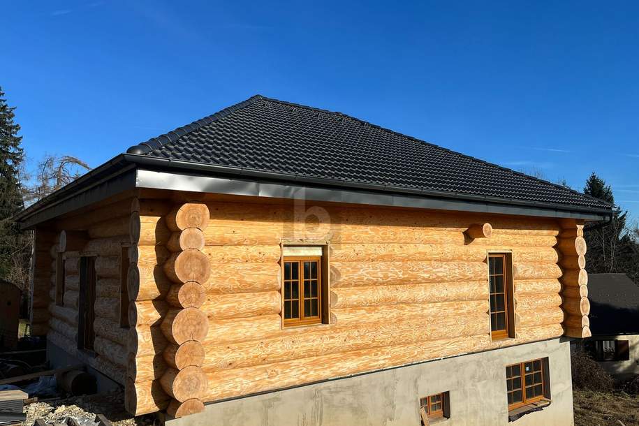 NACHHALTIGES HOLZBLOCKHAUS IN IDYLLISCHER GRÜNLAGE, Haus-kauf, 320.000,€, 8240 Hartberg-Fürstenfeld