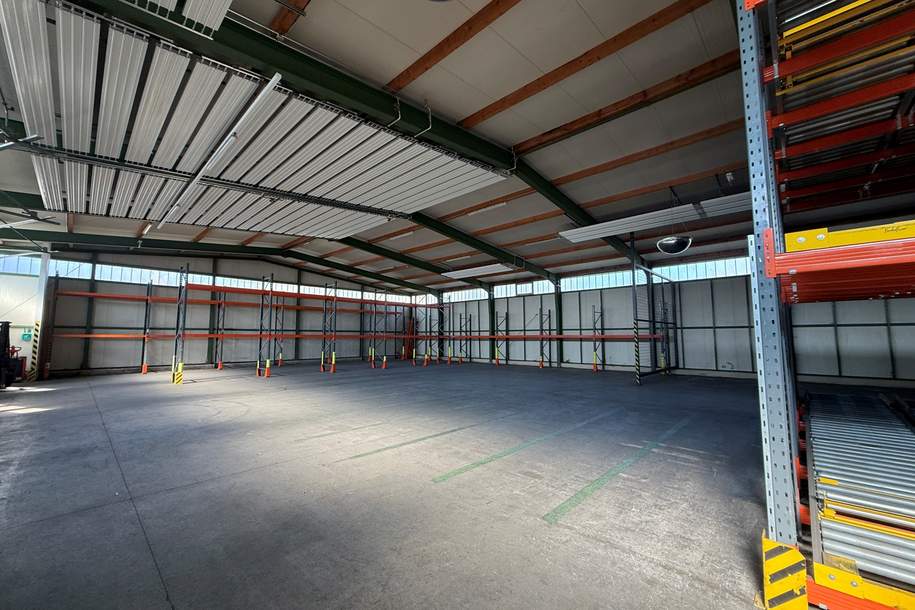 Lagerhalle (264,54m²) mit flexibler Vergrößerungsmöglichkeit zu vermieten, Gewerbeobjekt-miete, 1.831,67,€, 7023 Mattersburg