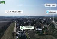 Grün soweit das Auge reicht! Modernes Wohnen in Süßenbrunner Ruhelage mit S-Bahn S1 in Gehweite und großer Terrasse!