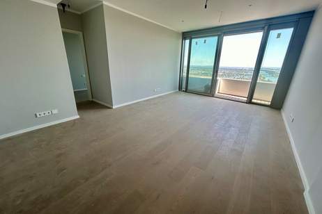 2 Zimmer Wohnung im 42. Stock mit freiem Blick auf die Alte Donau!, Wohnung-kauf, 839.000,€, 1220 Wien 22., Donaustadt