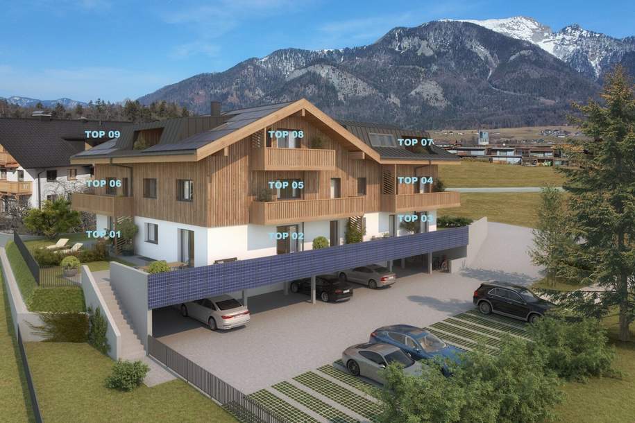 Dachgeschoßwohnung am Wolfgangsee (TOP 8), Wohnung-kauf, 360.000,€, 5340 Salzburg-Umgebung