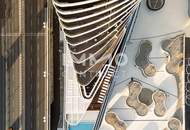 Traum-Apartment mit Rundumblick und 86 qm Balkon . Gym, Sauna, Pool, Bar, Restaurant &amp; Lounges