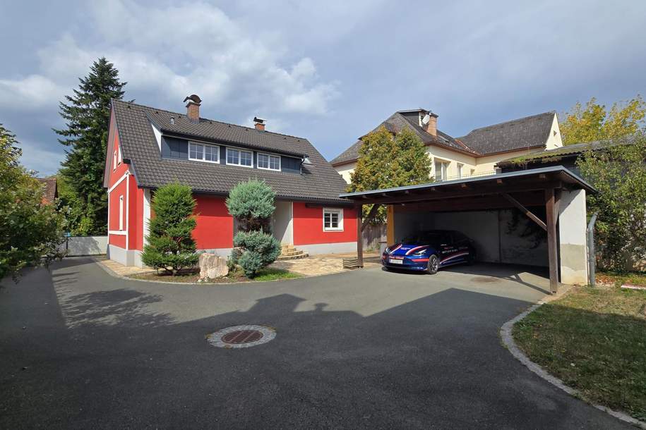 Vielseitiges Einfamilienhaus mit Pool, Garagen und großem Potenzial in Leibnitz, Haus-kauf, 8430 Leibnitz