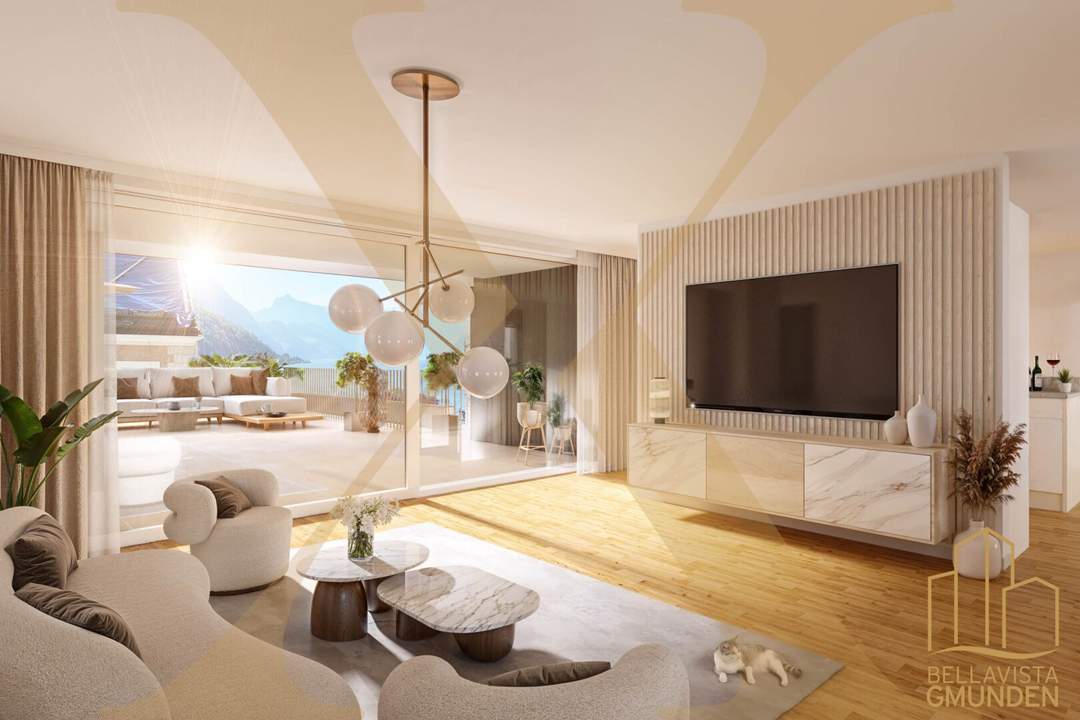 Großzügige 2-Zimmer-Wohnung mit Südwestloggia im Herzen von Gmunden zu verkaufen!