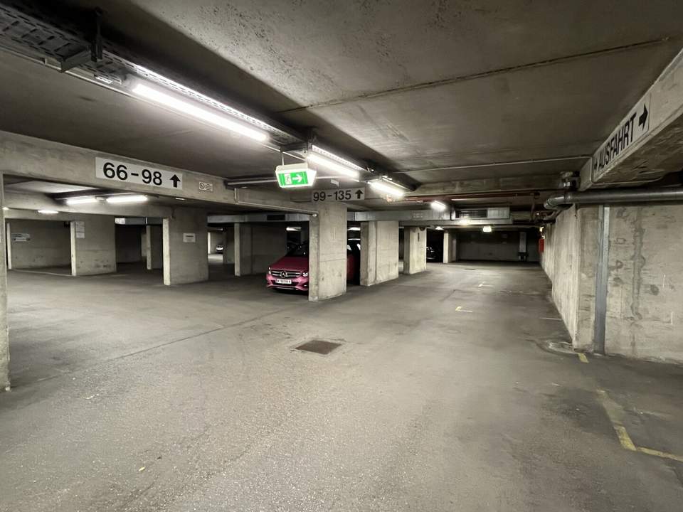 Wohnpark Sandleiten | Tiefgaragenstellplätze zu vermieten
