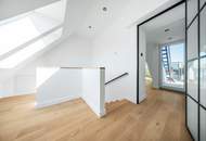 Außergewöhnliche Dachgeschoss-Maisonette mit Terrasse &amp; Dachterrasse | 26 m² Freifläche, 3 Zimmer