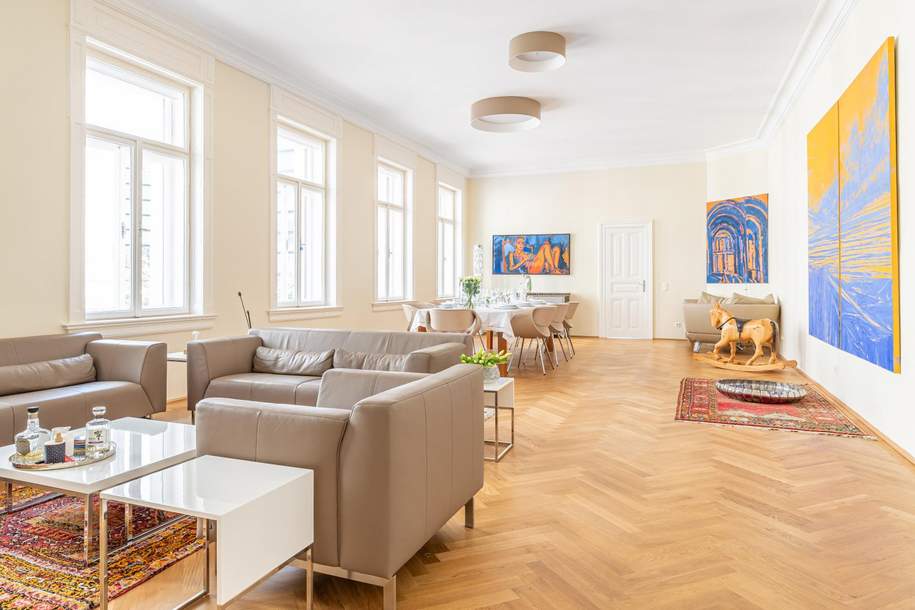 Stilvoll residieren auf höchstem Niveau - Wohnen im Altbaustil!, Wohnung-kauf, 1.700.000,€, 1040 Wien 4., Wieden