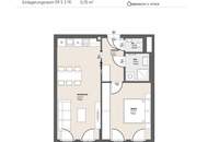 BALKONWOHNUNG IM INNENHOF - 2-ZIMMER IM ERSTBEZUG