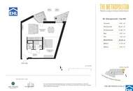 Sonnwendviertel: 1-Zimmer-Wohnung mit Balkon im 6. OG – Fitnessraum, Co-Working & Rooftop-Terrasse inklusive!