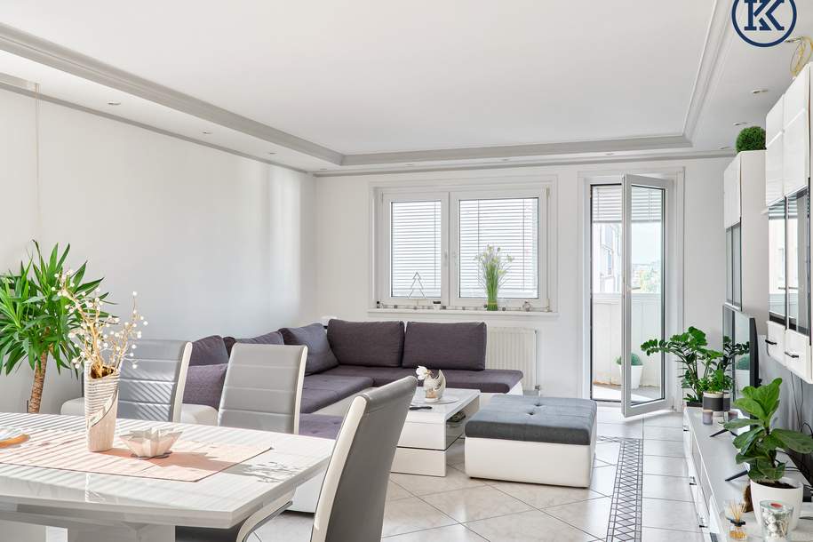 U1-Anbindung & Weitblick: Großzügige 3-Zimmer-Wohnung mit Loggia nahe Donauzentrum, Wohnung-kauf, 1220 Wien 22., Donaustadt