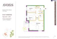 Provisionsfrei! Mehr Raum für´s Leben! Ruhelage deluxe und ein Süd-West-Balkon! Early Bird nutzen! Viel Grün + 3 Zimmer + Hochwertige Ausstattung + Ideale Infrastruktur + Garage + Ein neues Lebebsgefühl!