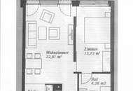 2 Zimmer-Wohnung in generalsaniertem Neubau mit 7m2 Balkon.