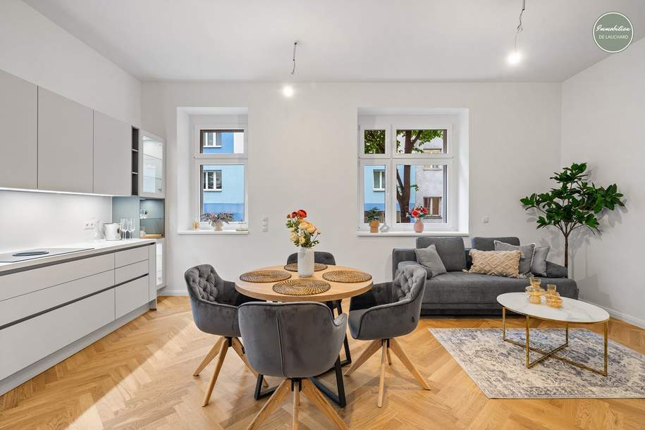 Eleganz der Vergangenheit – Komfort der Gegenwart | hochwertige 3-Zimmerwohnung - sofort bezugsbereit | ERSTBEZUG, Wohnung-kauf, 598.000,€, 1090 Wien 9., Alsergrund